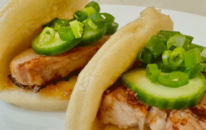 Malaya Eats' pork belly buns.
